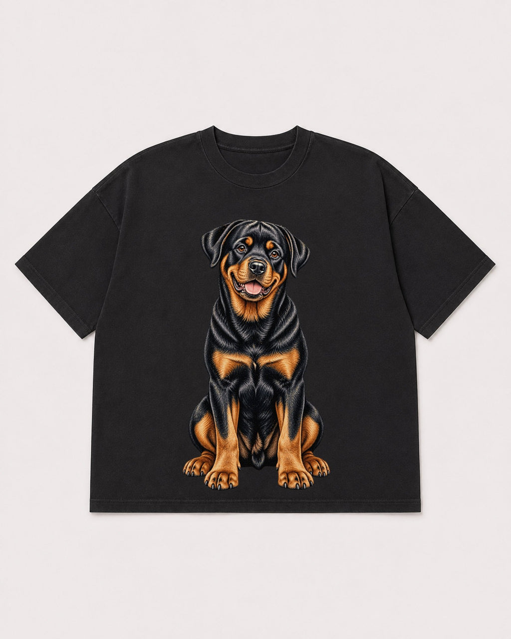 Mockup Boxy Heavyweight Tee Black product