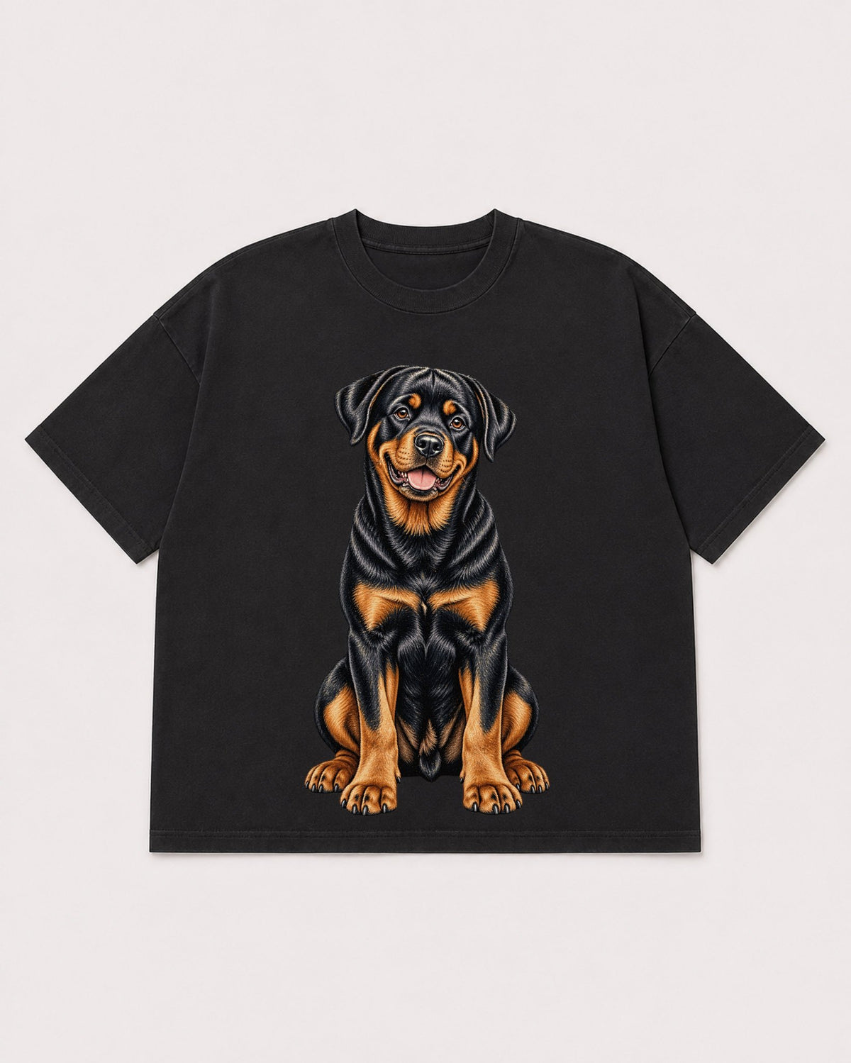 Mockup Boxy Heavyweight Tee Black product