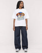 Mockup Boxy Heavyweight Tee White female full-body 04