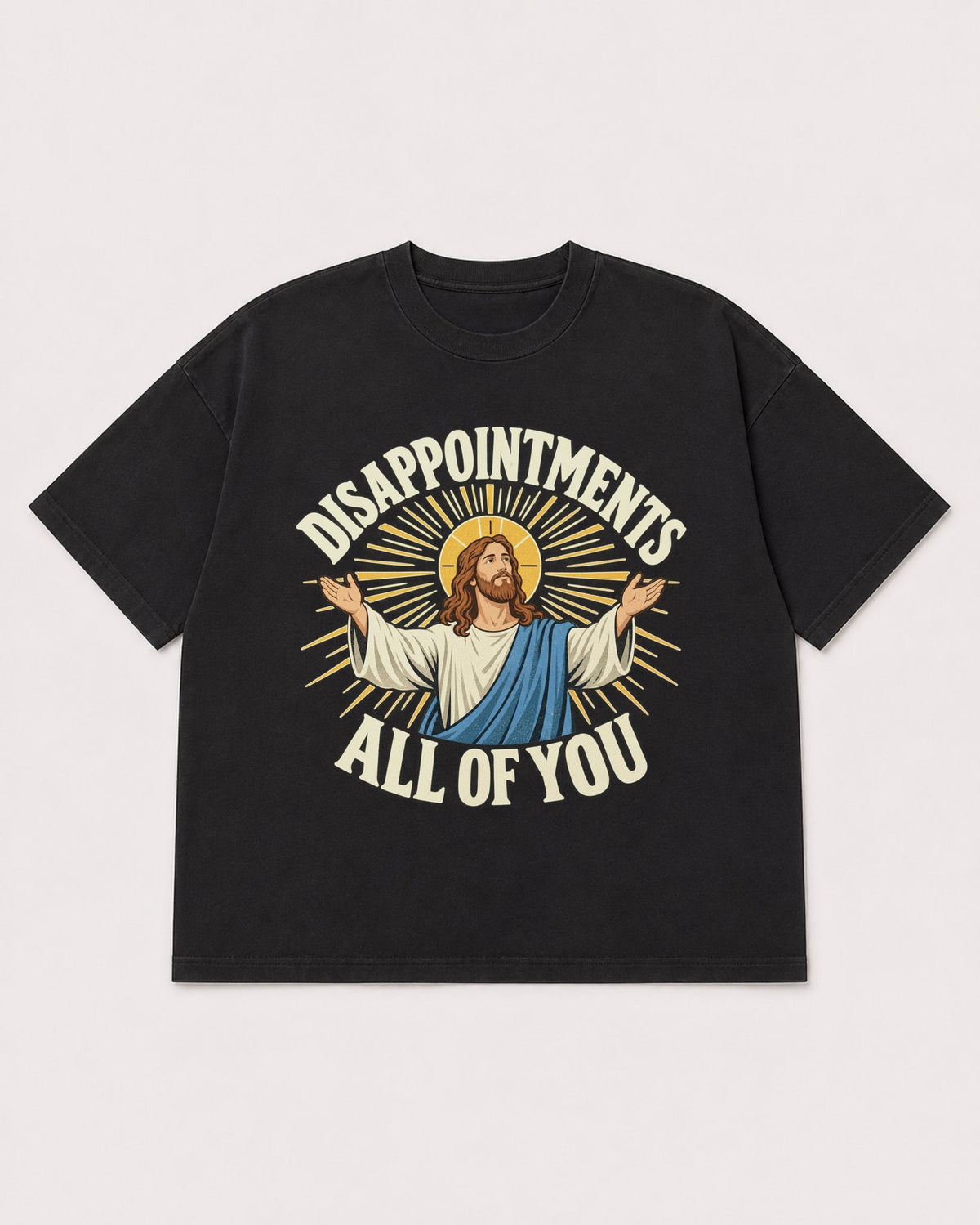 Mockup Boxy Heavyweight Tee Black product