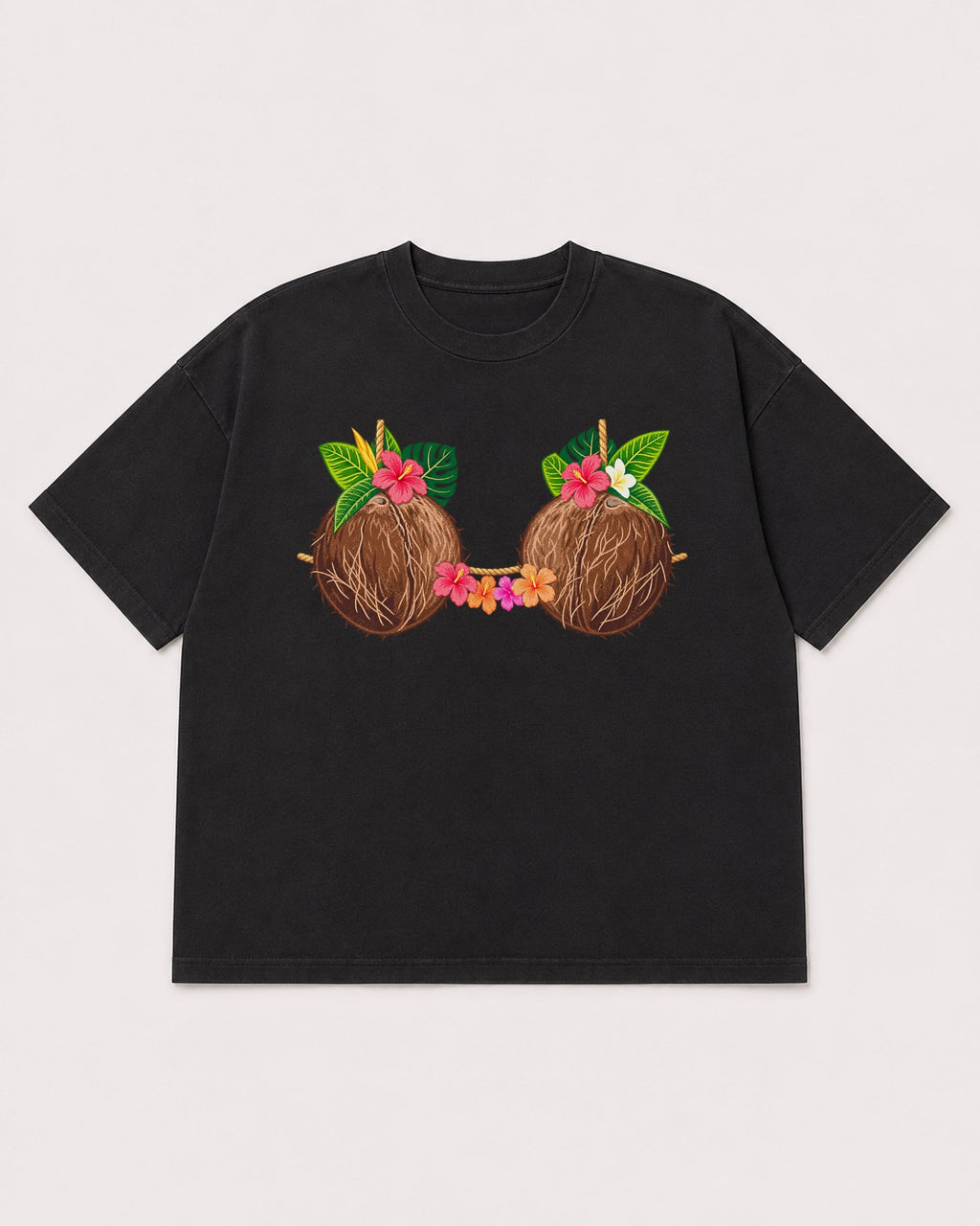Mockup Boxy Heavyweight Tee Black product
