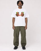 Mockup Boxy Heavyweight Tee White male full-body 04