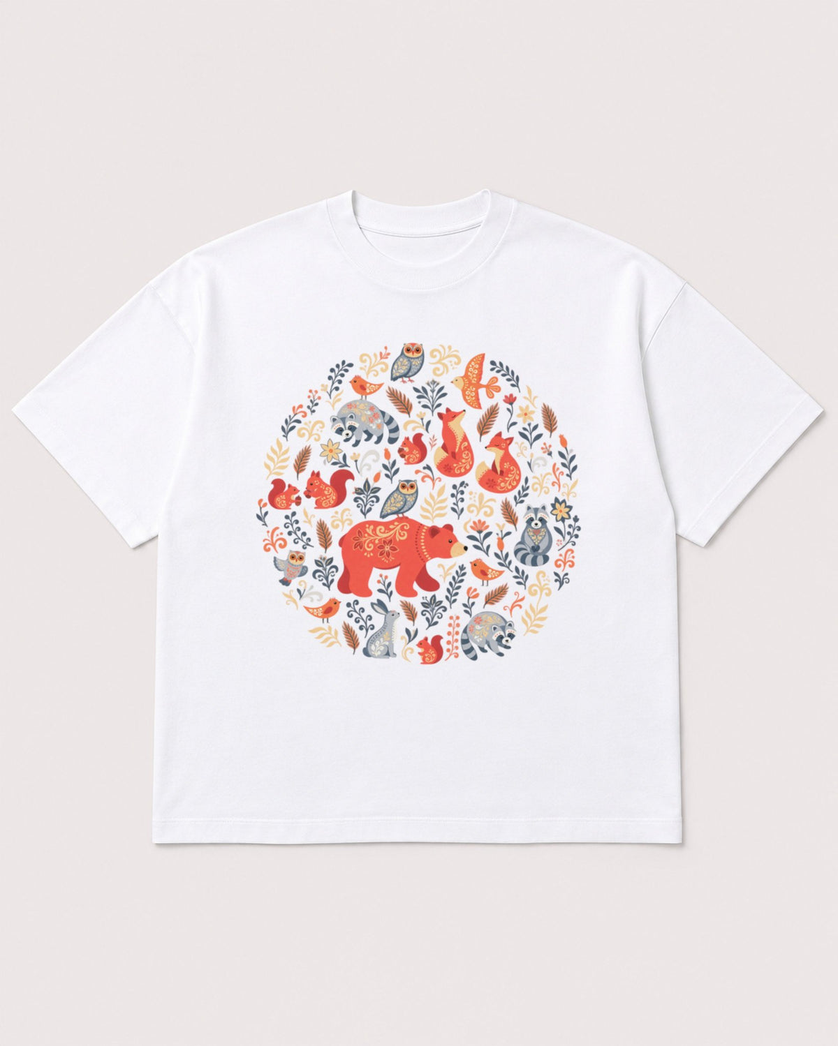 Mockup Boxy Heavyweight Tee White product