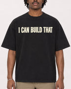Mockup Boxy Heavyweight Tee Black male close-up 04