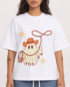 Mockup Boxy Heavyweight Tee White female close-up 06