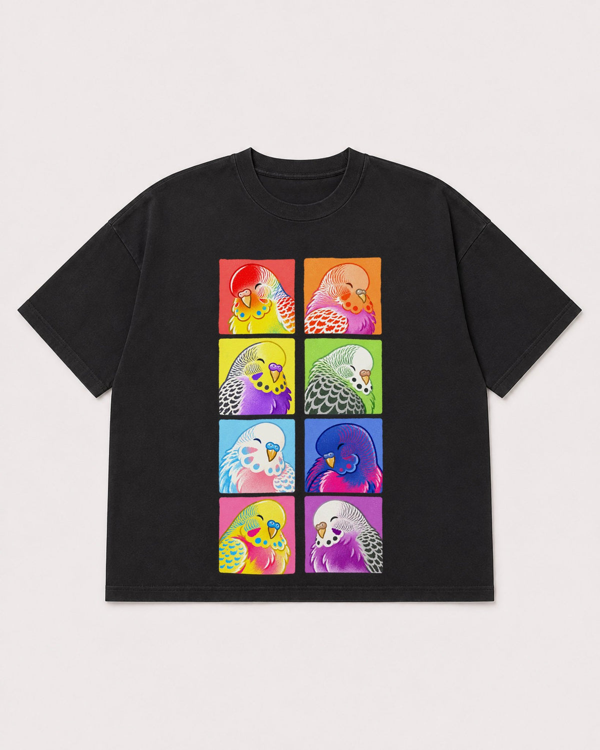 Mockup Boxy Heavyweight Tee Black product