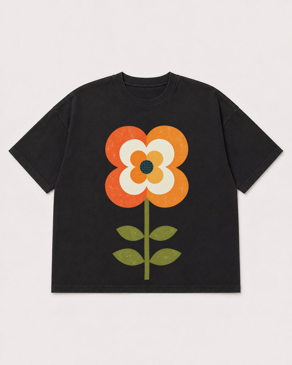 Mockup Boxy Heavyweight Tee Black product