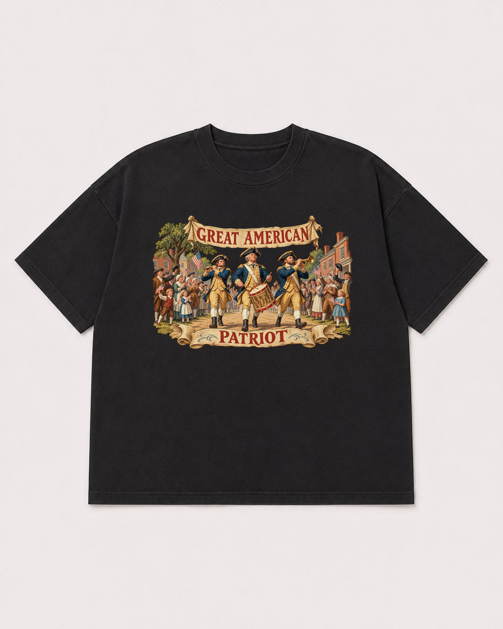 Mockup Boxy Heavyweight Tee Black product