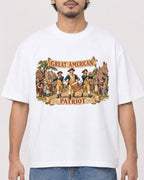 Mockup Boxy Heavyweight Tee White male close-up 02