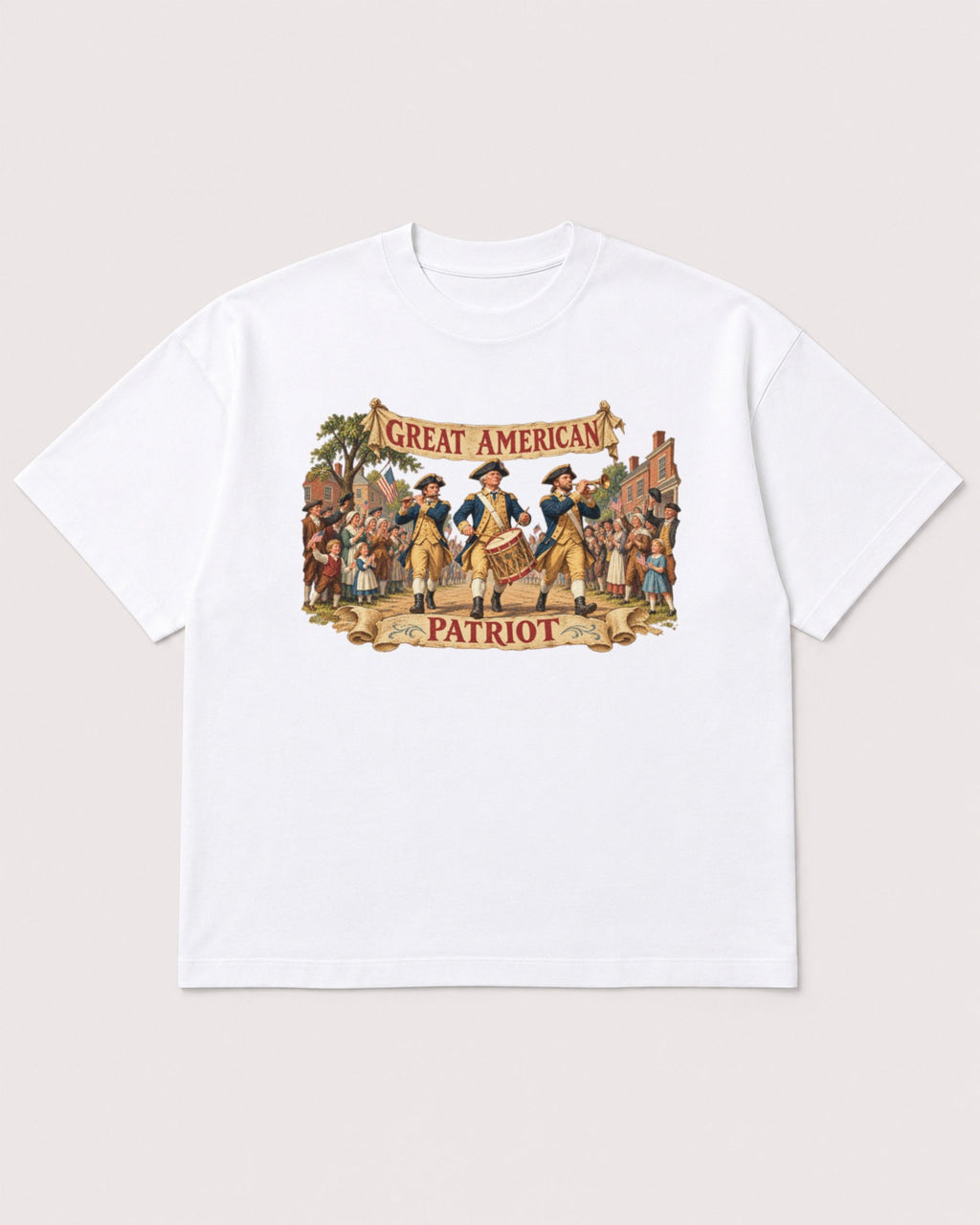 Mockup Boxy Heavyweight Tee White product