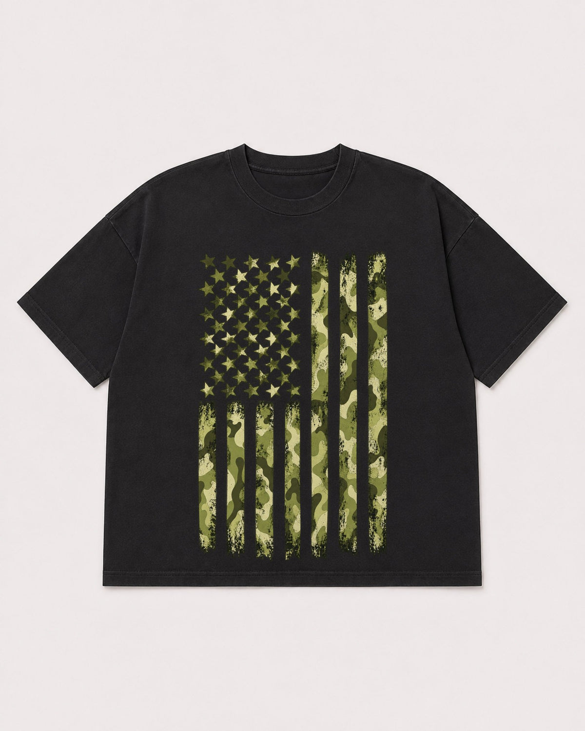 Mockup Boxy Heavyweight Tee Black product