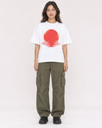 Mockup Boxy Heavyweight Tee White female full-body 02
