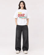 Mockup Boxy Heavyweight Tee White female full-body 03