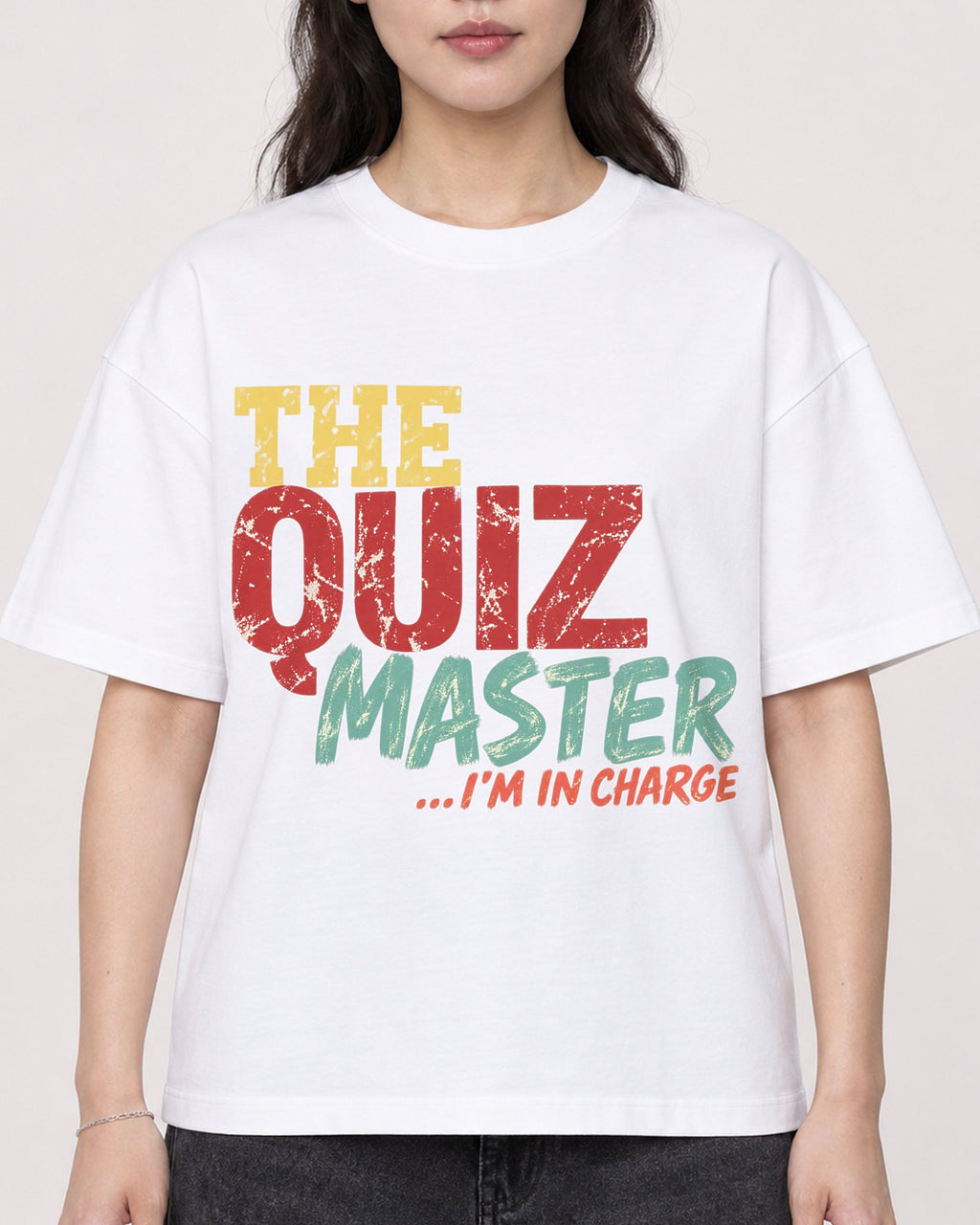 Mockup Boxy Heavyweight Tee White female close-up 03