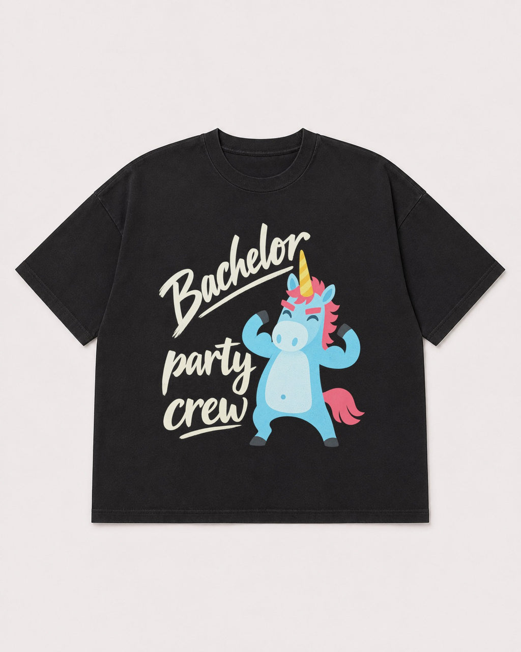 Mockup Boxy Heavyweight Tee Black product