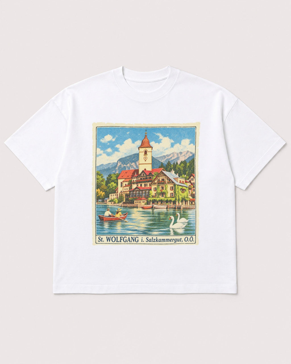 Mockup Boxy Heavyweight Tee White product