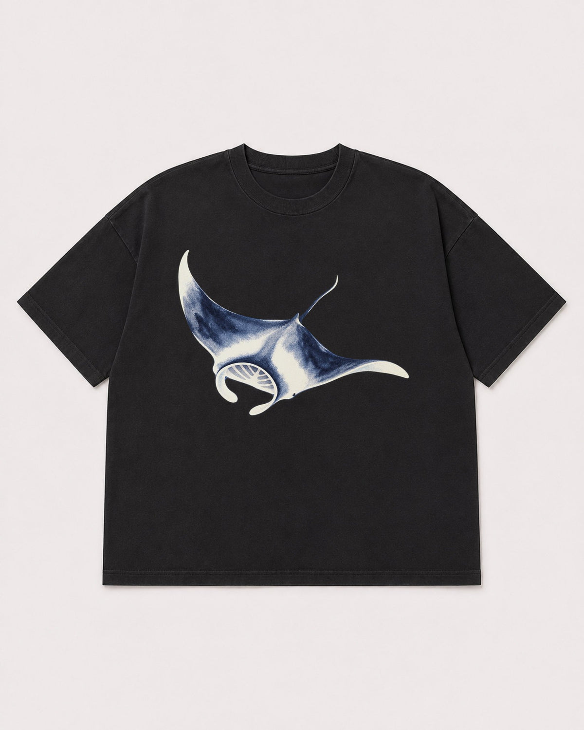 Mockup Boxy Heavyweight Tee Black product