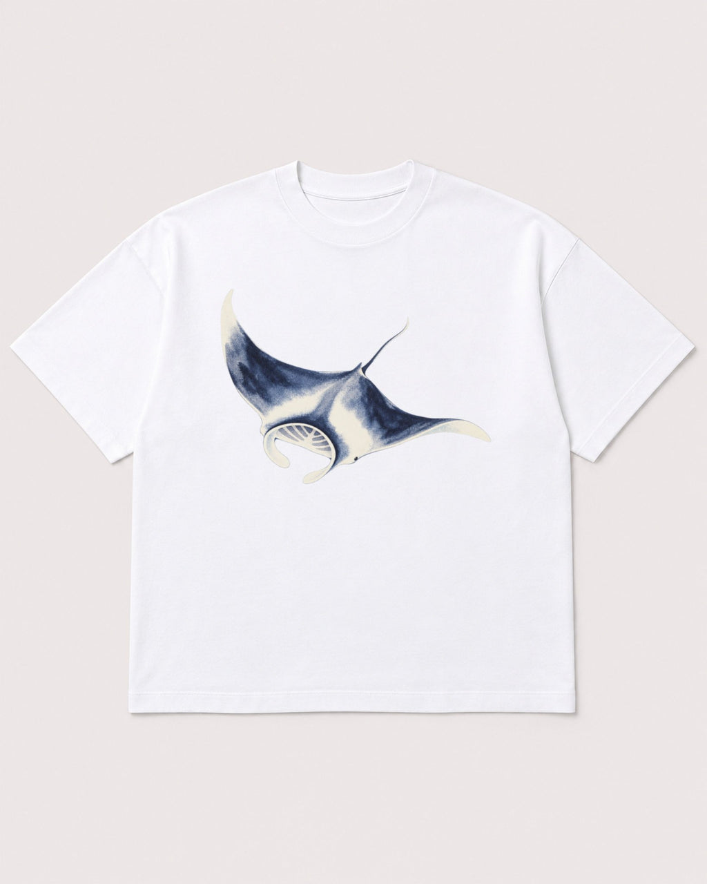 Mockup Boxy Heavyweight Tee White product