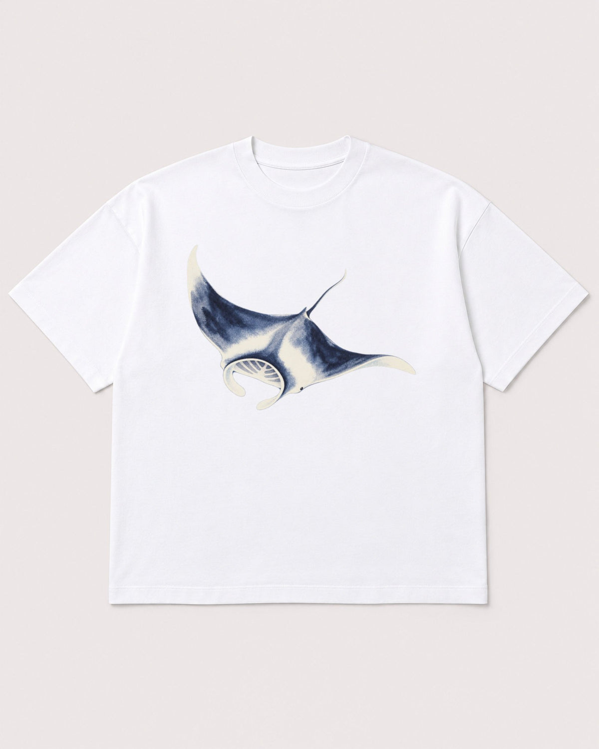 Mockup Boxy Heavyweight Tee White product