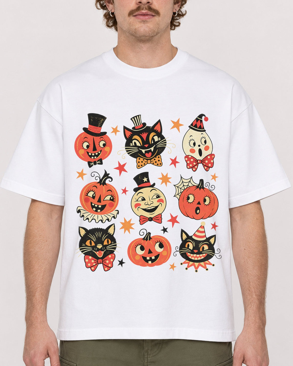 Mockup Boxy Heavyweight Tee White male close-up 09