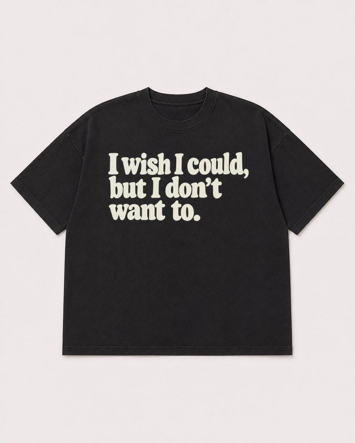Mockup Boxy Heavyweight Tee Black product