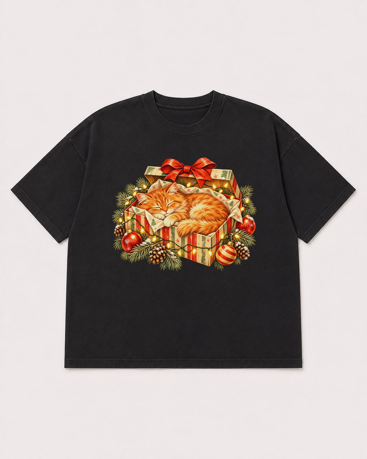 Mockup Boxy Heavyweight Tee Black product