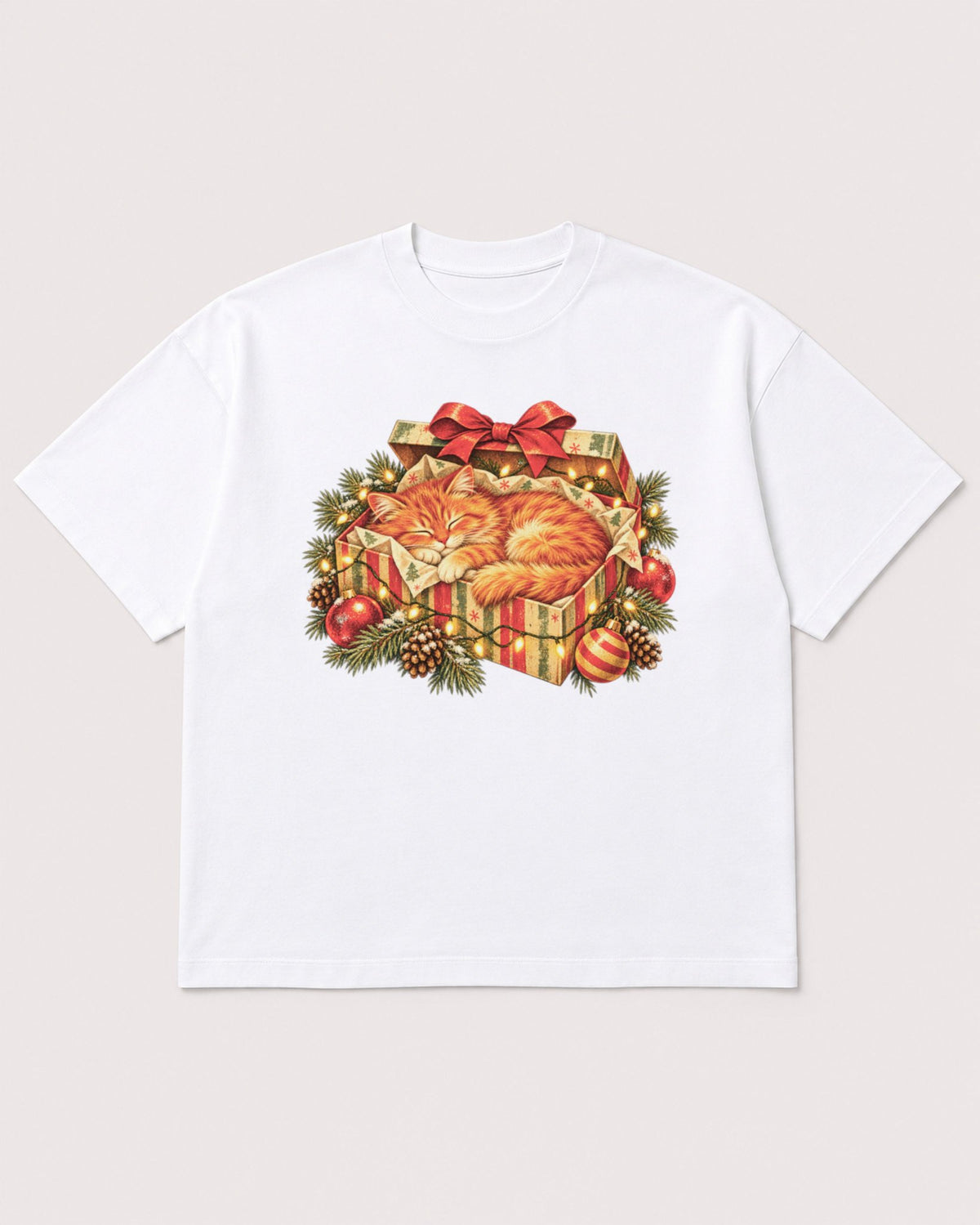 Mockup Boxy Heavyweight Tee White product
