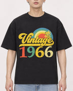 Mockup Boxy Heavyweight Tee Black male close-up 01