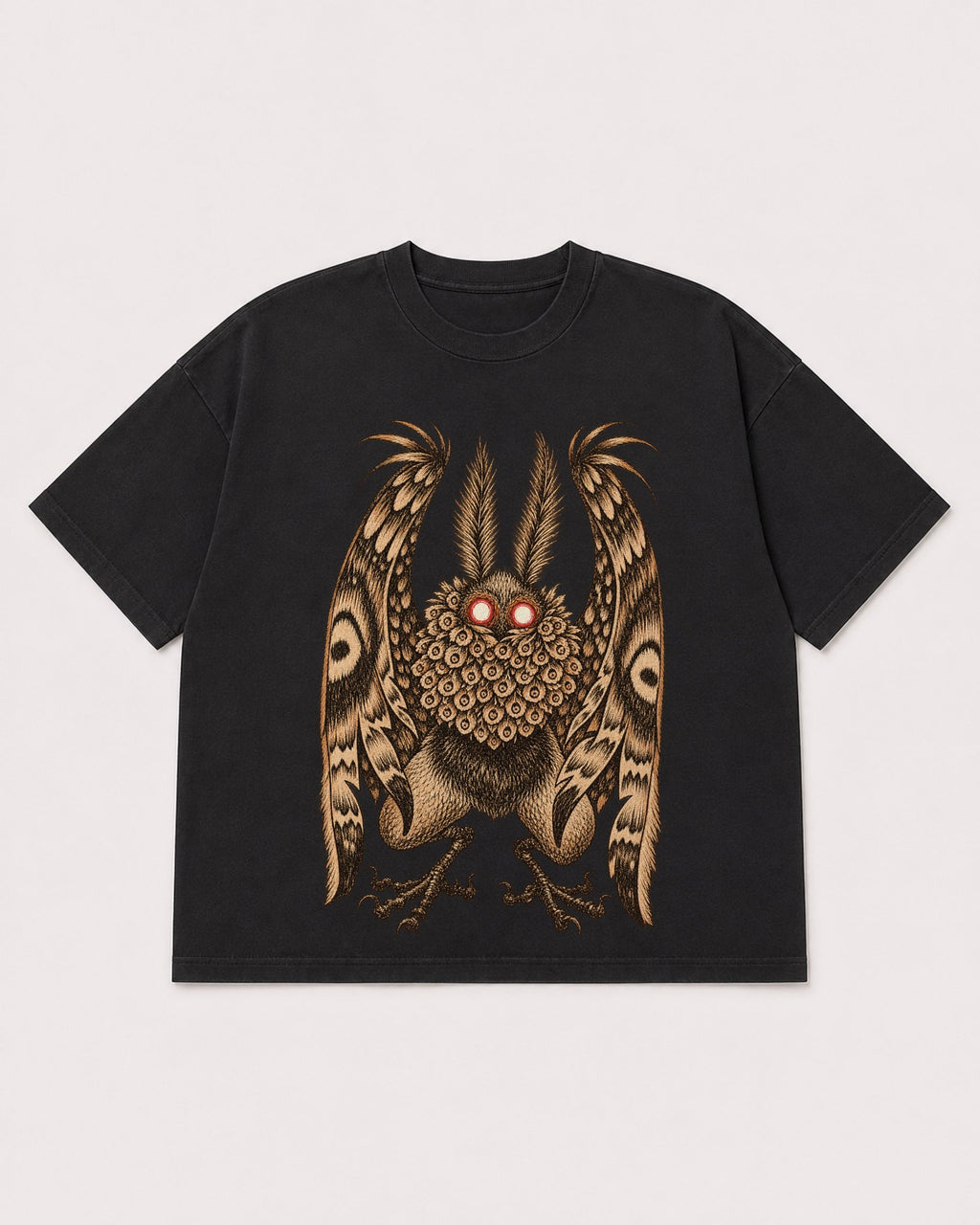 Mockup Boxy Heavyweight Tee Black product