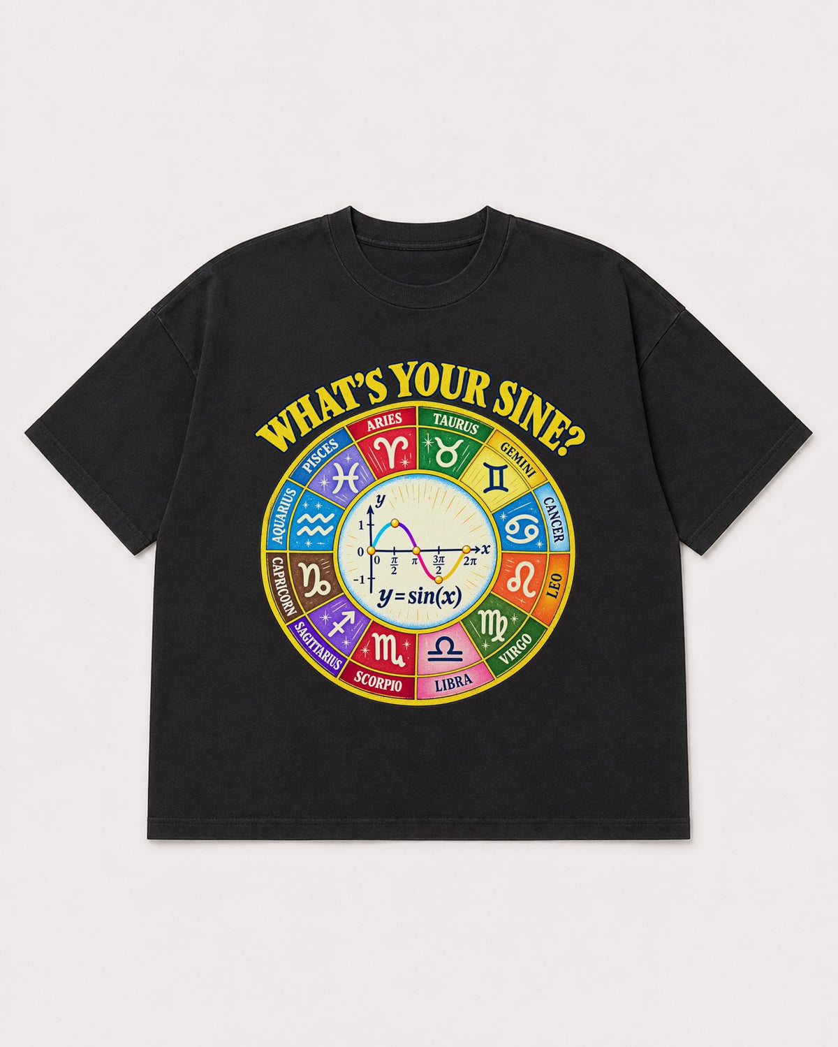 Mockup Boxy Heavyweight Tee Black product