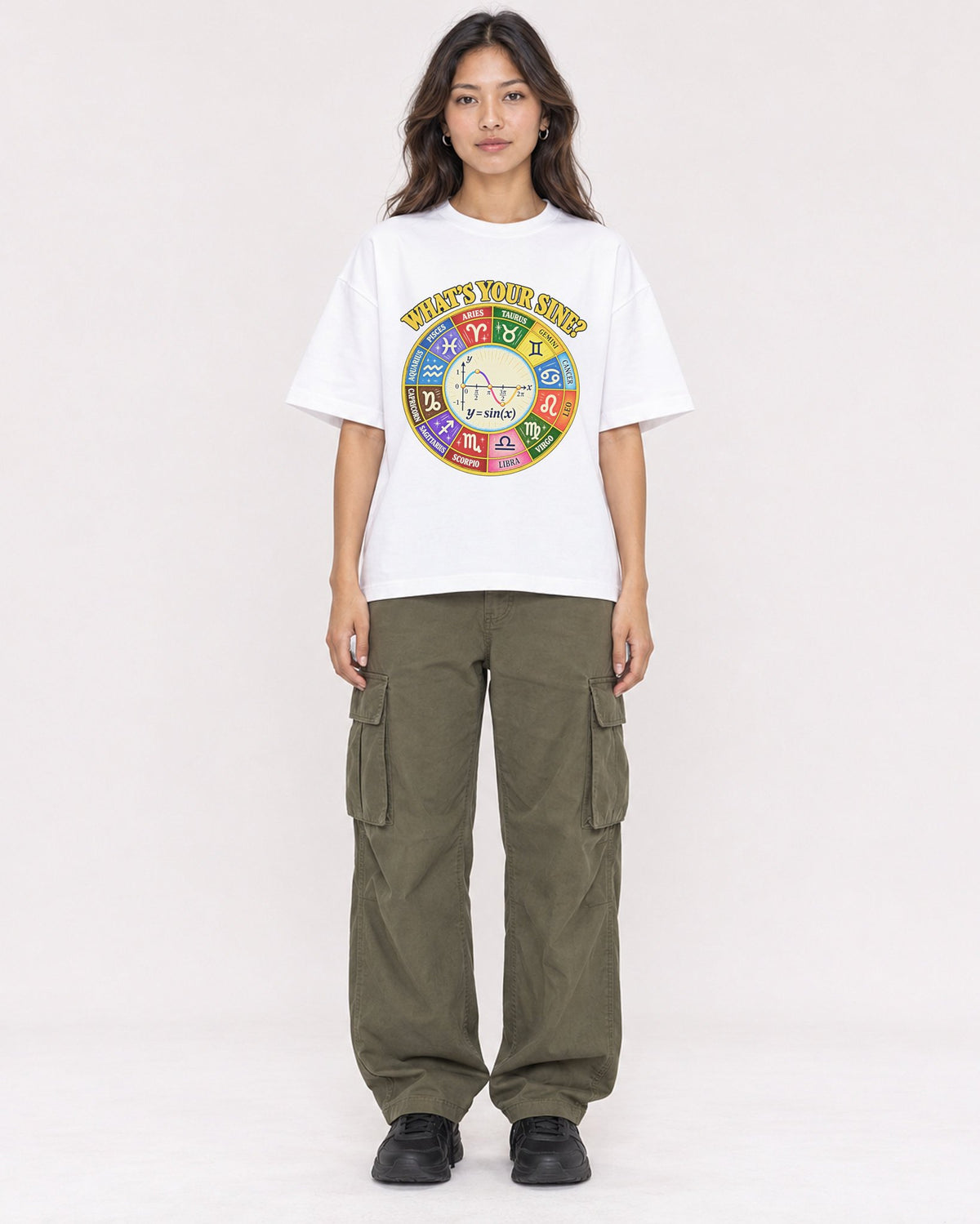 Mockup Boxy Heavyweight Tee White female full-body 02