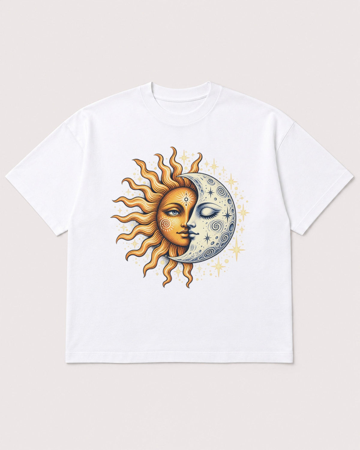 Mockup Boxy Heavyweight Tee White product