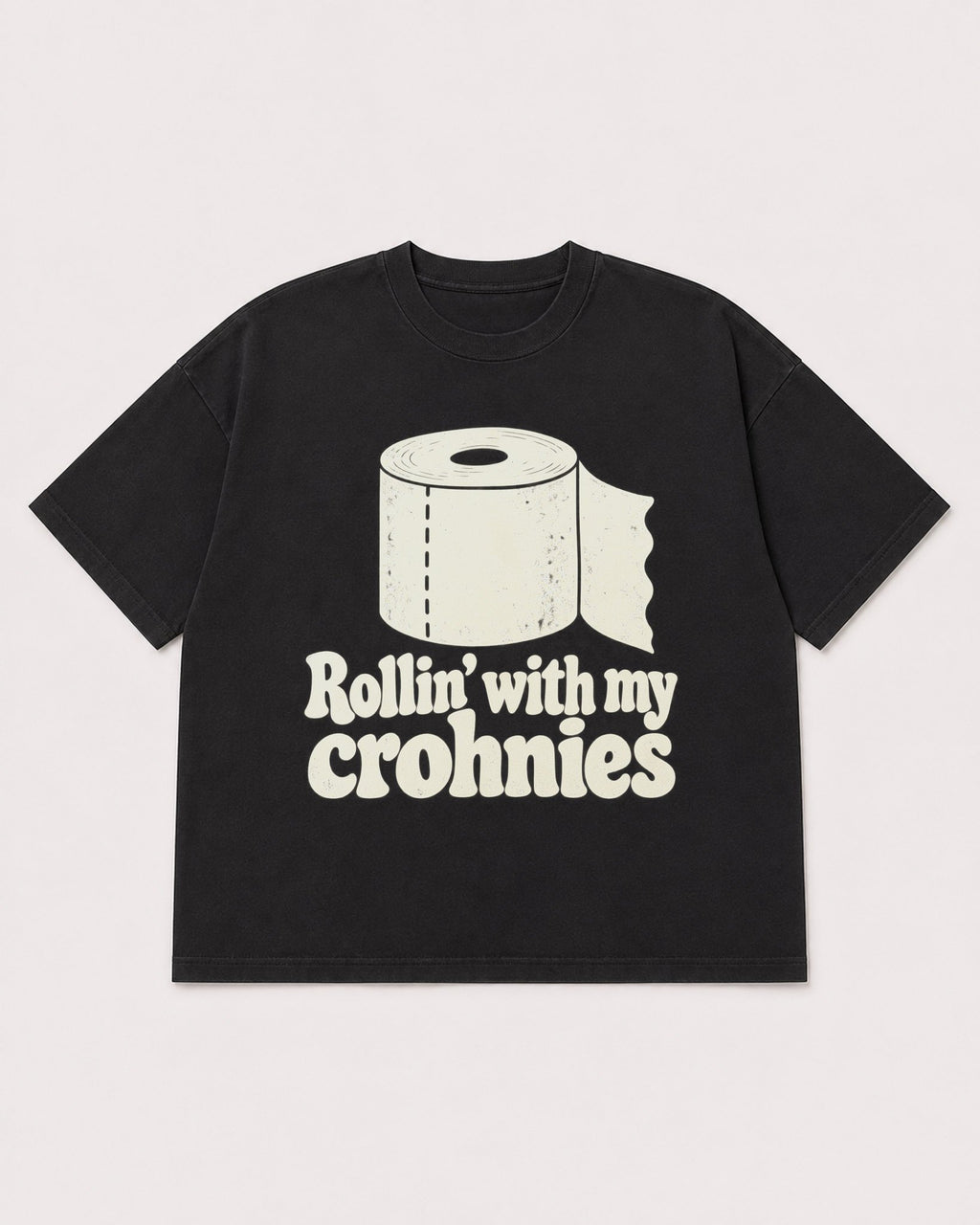 Mockup Boxy Heavyweight Tee Black product