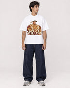 Mockup Boxy Heavyweight Tee White male full-body 06