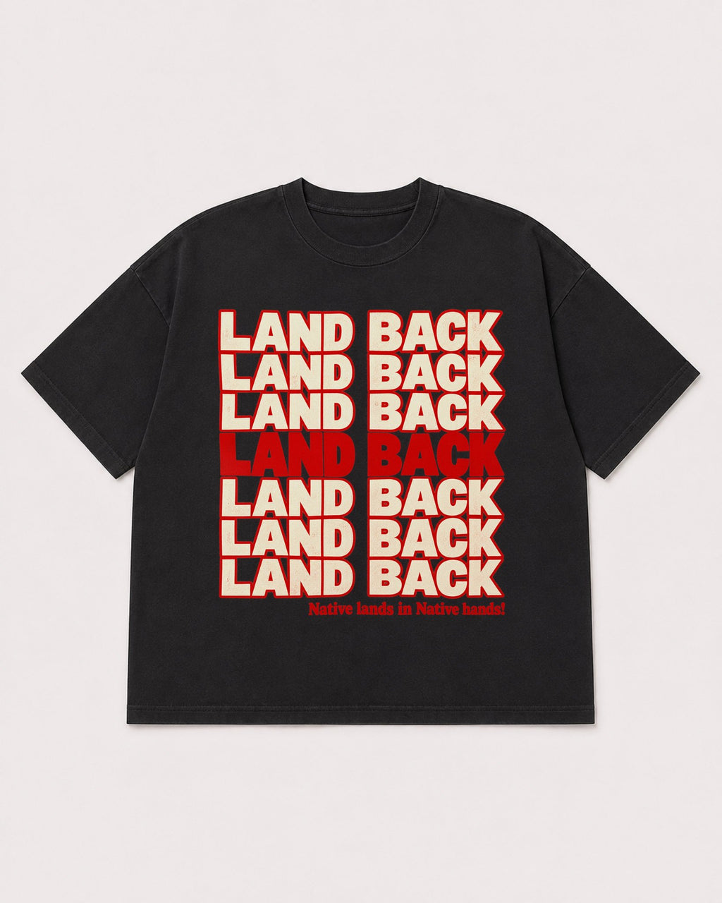 Mockup Boxy Heavyweight Tee Black product