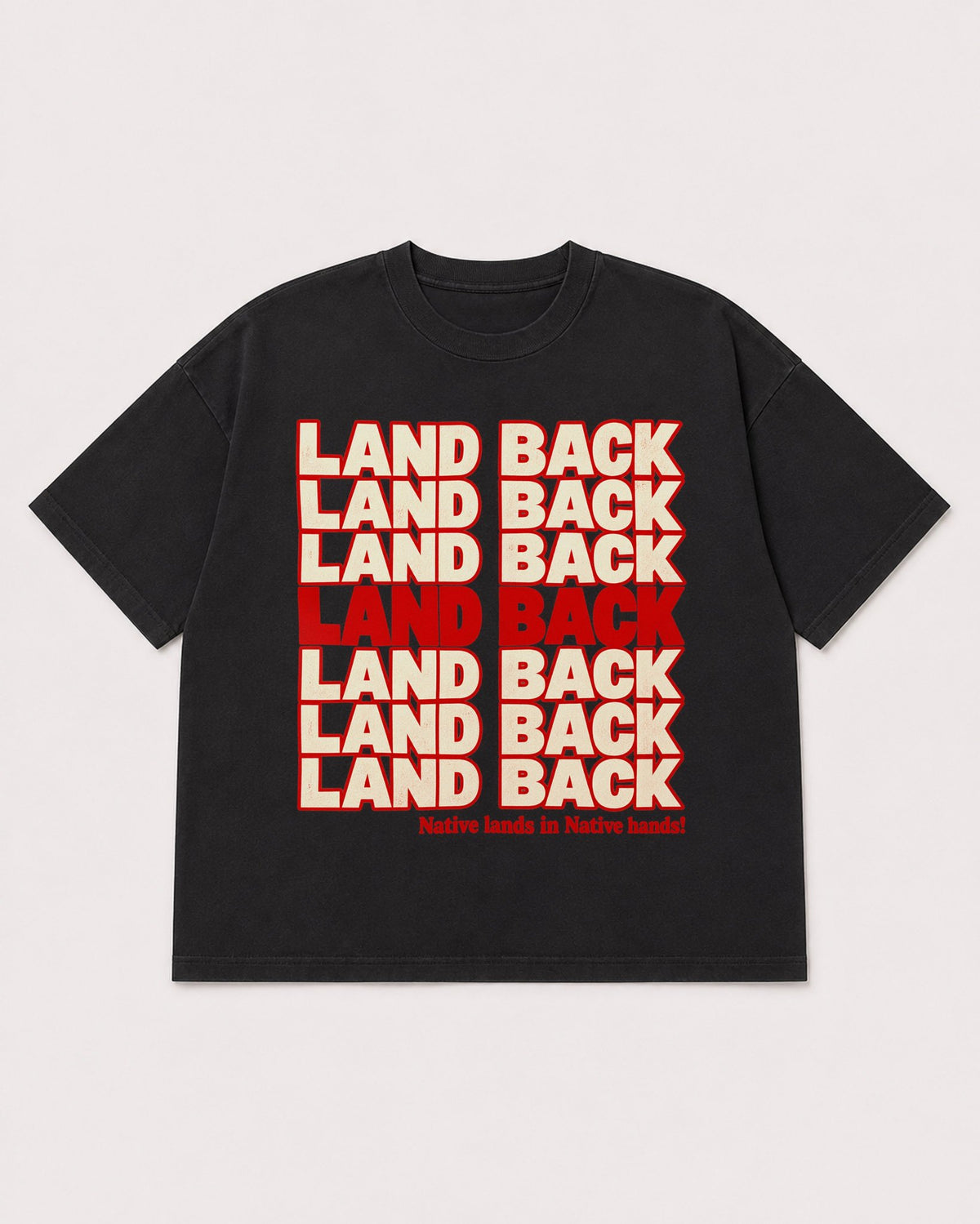 Mockup Boxy Heavyweight Tee Black product