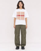 Mockup Boxy Heavyweight Tee White female full-body 02
