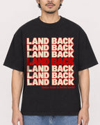 Mockup Boxy Heavyweight Tee Black male close-up 02