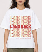 Mockup Boxy Heavyweight Tee White female close-up 02