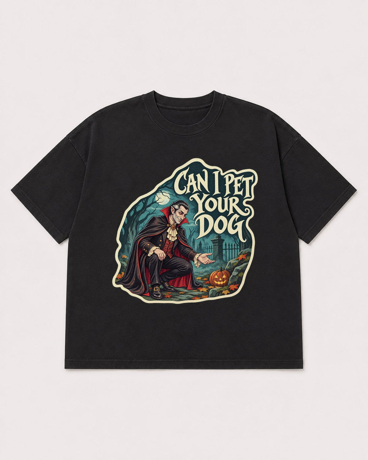 Mockup Boxy Heavyweight Tee Black product