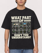 Mockup Boxy Heavyweight Tee Black male close-up 06