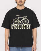Mockup Boxy Heavyweight Tee Black male close-up 02