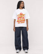 Mockup Boxy Heavyweight Tee White female full-body 04