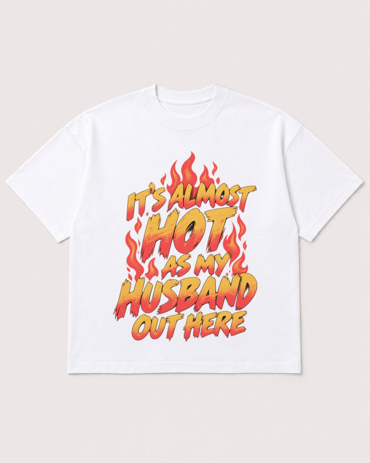 Mockup Boxy Heavyweight Tee White product