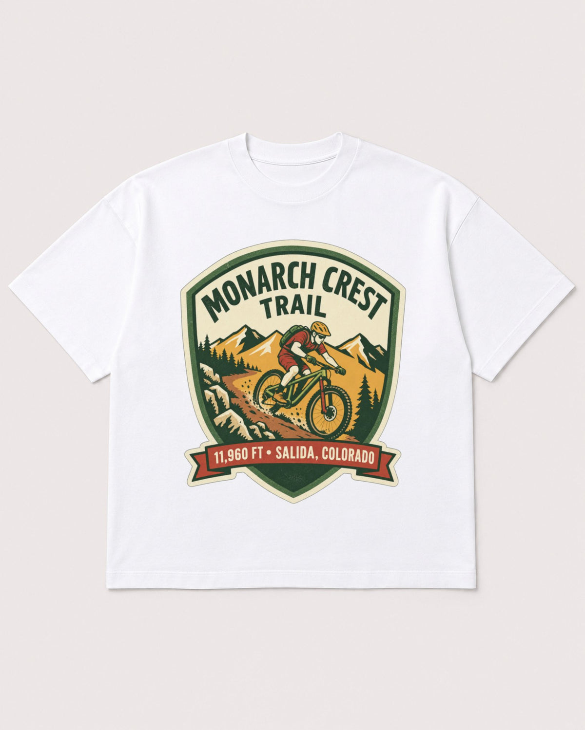 Mockup Boxy Heavyweight Tee White product