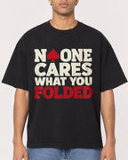 Mockup Boxy Heavyweight Tee Black male close-up 10