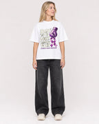 Mockup Boxy Heavyweight Tee White female full-body 08