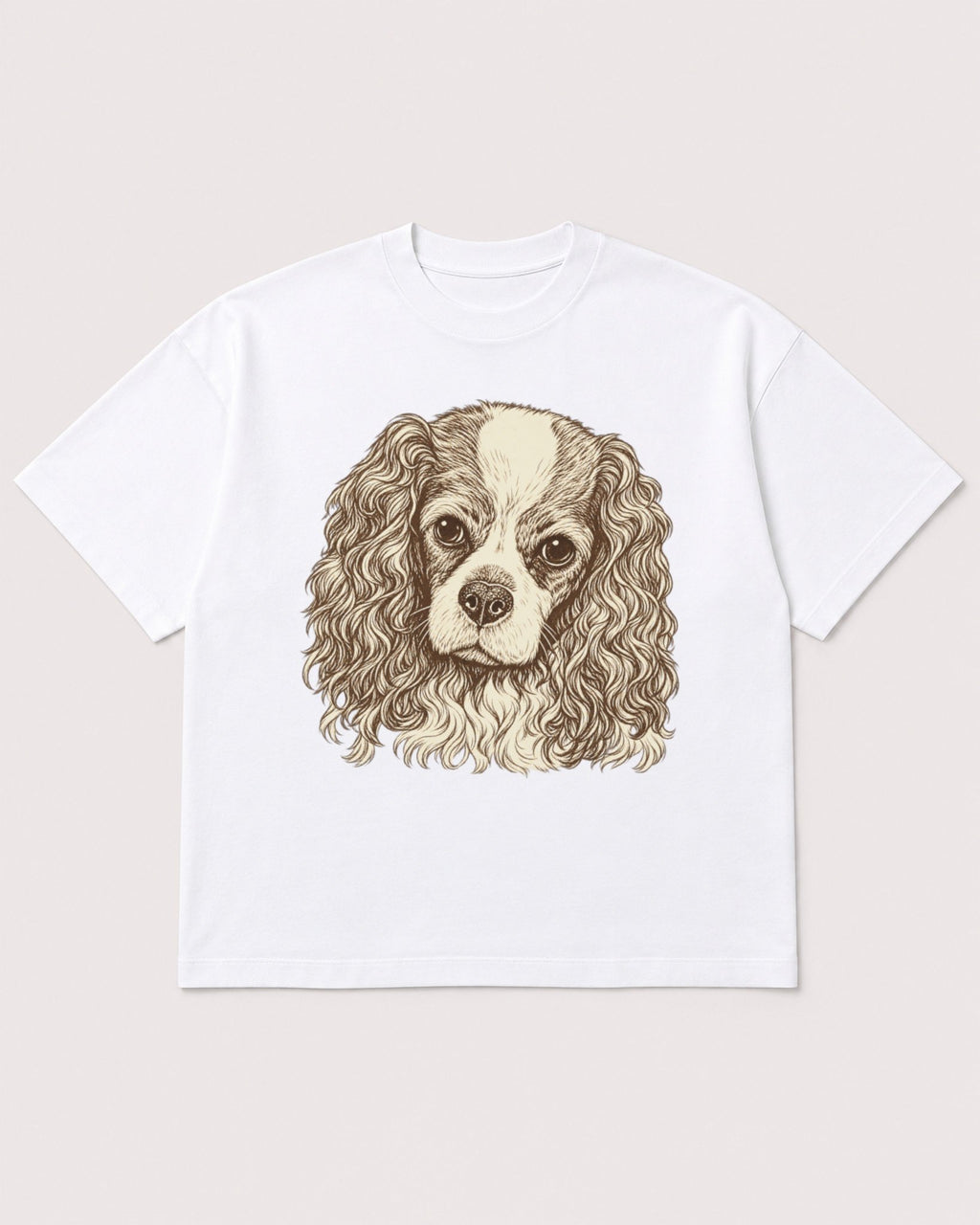 Mockup Boxy Heavyweight Tee White product