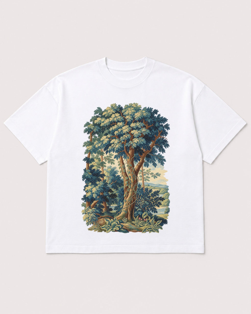 Mockup Boxy Heavyweight Tee White product