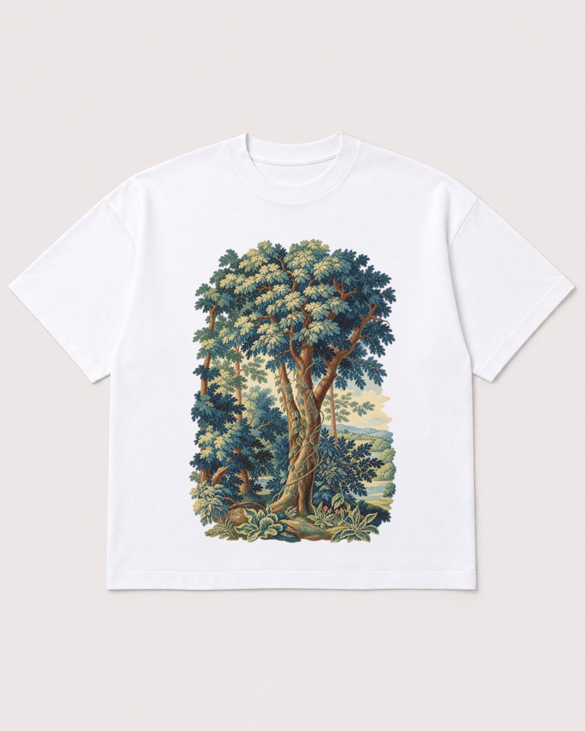 Mockup Boxy Heavyweight Tee White product